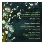 Invitations uniques de mariage de thème d'arbre de