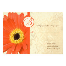 Invitations vintages affligés de mariage de Gerber