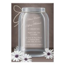 Invitations vintages de mariage de Brown de margue invitations