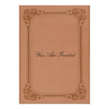 Invitations vintages de mariage de cadre de tablea