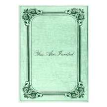 Invitations vintages de mariage de cadre de tablea