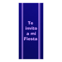 Invito d'Invitación - de Te une fiesta de MI - Azu Faire-parts