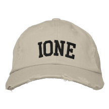 Ione a brodé le chapeau casquette de baseball brodée