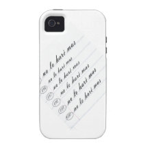 iPhone 4/4 de modèle du Vibe QPC d'Iphone 4 - cust iPhone 4 Case
