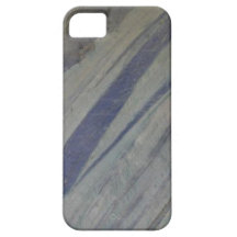 iPhone 5 à peine là lignes bleues pierre de marbre Coques iPhone 5