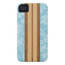 iPhone hawaïen de planche de surf de plage de couc Coques iPhone 4 Case-Mate