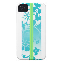 iPhone hawaïen de planche de surf de plage de tunn Coques iPhone 4