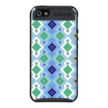 iPhone rhombique de motif de diamant de paon 5 cas coque skinit