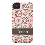 iPhone rose de volleyball 4 couvertures de compagn Étui iPhone 4
