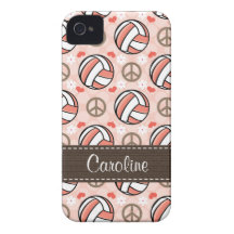 iPhone rose de volleyball 4 couvertures de compagn Étui iPhone 4