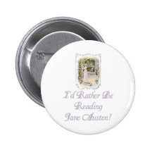 IRBR Jane Austen ! Boutons, 2 formes, 6 tailles Badges Avec Agrafe