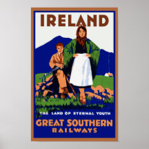 Ireland ~ The Land of Eternal Youth Posters