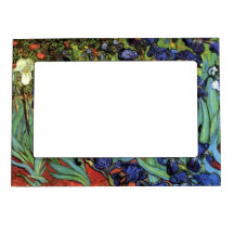 Iris de Van Gogh, art vintage de post impressionni Cadres Magnétique