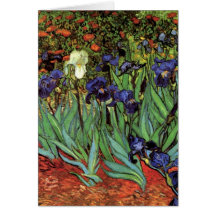 Iris de Van Gogh, art vintage de post impressionni Cartes