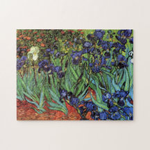 Iris de Van Gogh, art vintage de post impressionni Puzzle
