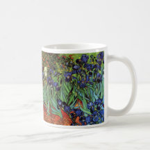 Iris de Van Gogh, art vintage de post impressionni Tasses À Café