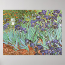 Iris par Vincent van Gogh, beaux-arts vintages Posters