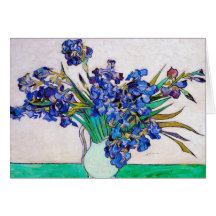 Iris par Vincent van Gogh Cartes De Vœux