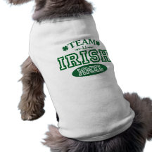 Irlandais d'équipe manteaux pour animaux domestiques