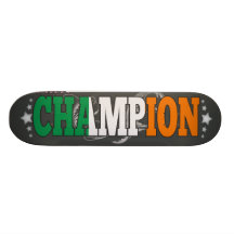 Irlandais et un champion skateboard customisable