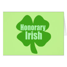 Irlandais honorifique carte