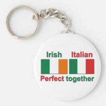 Irlandais italien - perfectionnez ensemble ! porte-clés