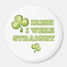 Irlandais j'étais droit magnets pour réfrigérateur