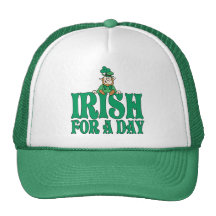 Irlandais pendant un jour casquette de camionneur