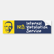 IRS: Internal Retaliation Service Bumper Sticker