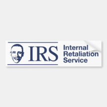 IRS: Internal Retaliation Service Bumper Stickers
