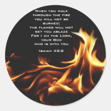 isaiah43 : 2 adhésif