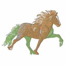 Islandais bronzage ombragé par broderie polos avec broderie