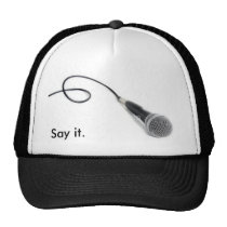 ist2_4718398_microphone, l'indiquent casquettes
