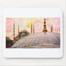 Istanbul pluvieux tapis de souris