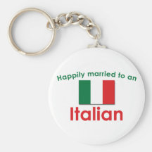 Italien heureusement marié porte-clé