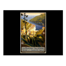 Italienne de la Riviera de La Carte Postale