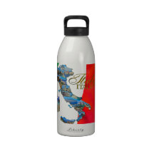 Italienne la "botte " bouteille d'eau réutilisable