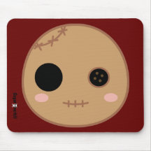 Itami la tête de poupée de vaudou tapis de souris