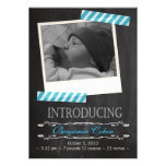 It's a boy chalkboard birth announcement