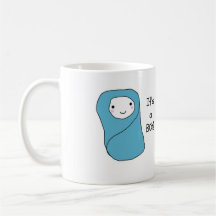 It's a Boy New Baby Birth Announcement Coffee Mug