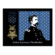 J.L. Chamberlain et la médaille de l'honneur Cartes Postales