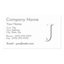 J ombre carte de visite