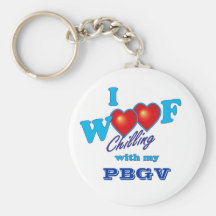 J'aboie PBGV Porte-clefs
