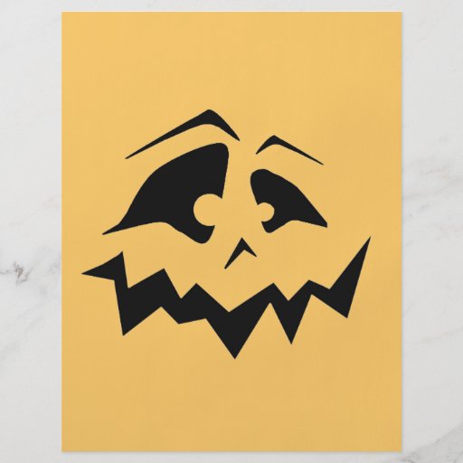 Jack-o'-lantern font face tract customisé
