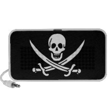 Jack Rackham ; Drapeau de jolly roger ; Pirate Haut-parleurs De Voyage