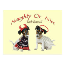 Jack Russell Terrier vilain ou Nice Cartes Postales
