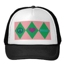 Jacquard d'hockey casquettes de camionneur