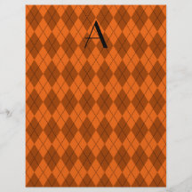 Jacquard d'orange de monogramme tract customisé