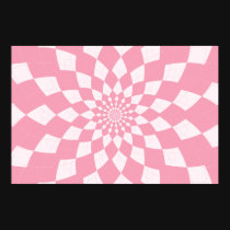 Jacquard éclaté/fleur - rosâtre posters