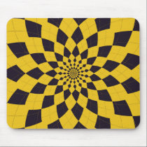 Jacquard éclaté/fleur - taxi tapis de souris